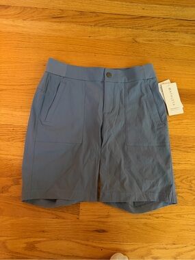 Athleta Trekkie Bermuda 2.0 Slate Blue Women’s Performance Shorts